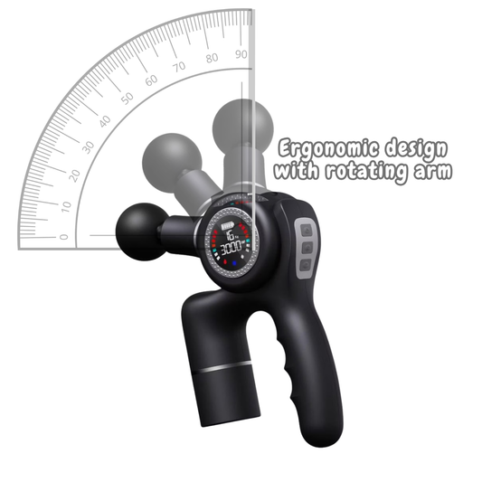 Professionelle Massagepistole EVOLVIENCE PRO – Doppelte Akkus